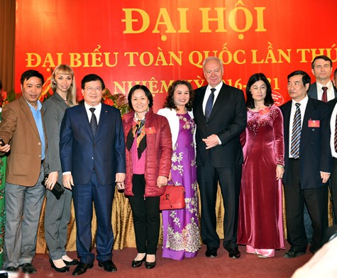 Trinh Dinh Dung au 5ème congrès de l’Association d’amitié Vietnam-Russie - ảnh 1
